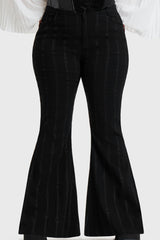 BONE STRIPE FLARES