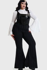 BONE STRIPE FLARES