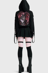 BRAND NEW NUMB CROP BONDAGE HOODIE