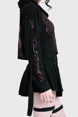 BRAND NEW NUMB CROP BONDAGE HOODIE