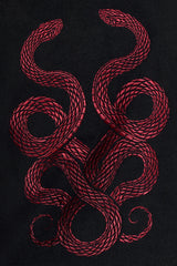 Crimson Viper Knitted Cardigan