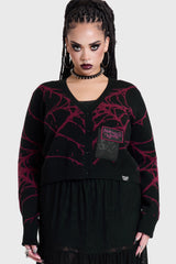 DON'T FIX ME SHRUNK KNIT CARDI