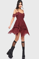 Haunted Union Dress RED