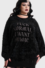 I WANT MAGIC KNITTED SWEATER