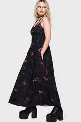 Junniper Maxi Dress BLACK/PINK