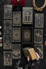 Killstar Tarot Cards BLACK/GOLD