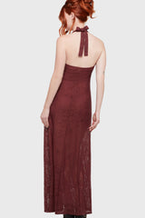 Lilith's Garden Maxi Dress Burgundy
