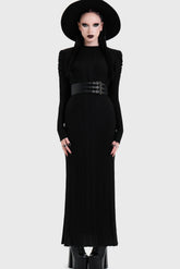Noir Back Cut Out Maxi Dress