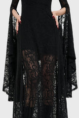 Ophidian Lace Maxi Dress