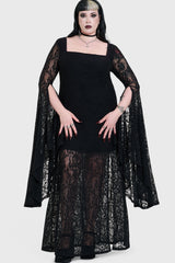 Ophidian Lace Maxi Dress