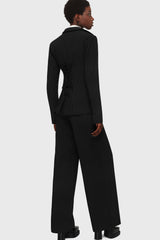 Oblivienne Jacket Black Pinstripe