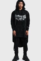 Pitch Black Evil Hooded Cloak