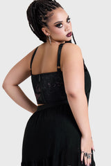 ROT IN HELL CORSET TOP
