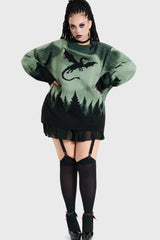 Stellar Night Knitted Sweater