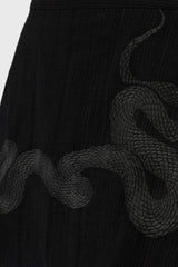 The Hollow Embroidered Mini Skirt