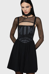 Voices Spiral Mini Dress