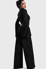 Witchmarked Zip Up Front Corp Trousers