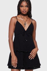 Wolfbane Cove Mini Dress Black