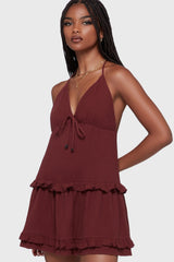 Wolfbane Cove Mini Dress Red