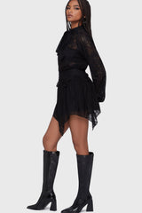 Wicked Waltz Mini Skirt