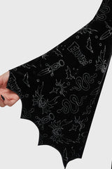 Yours Cruelly Bat Sleeve Top