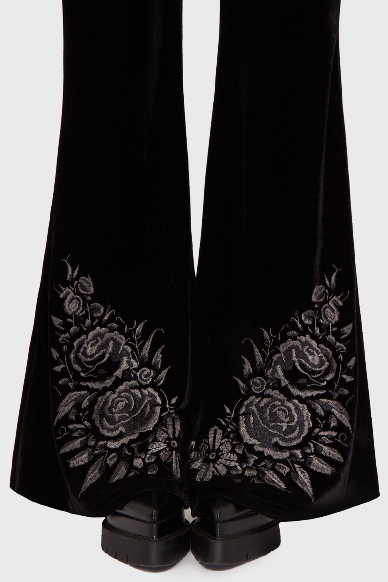 A Devil's Rose Flares Black