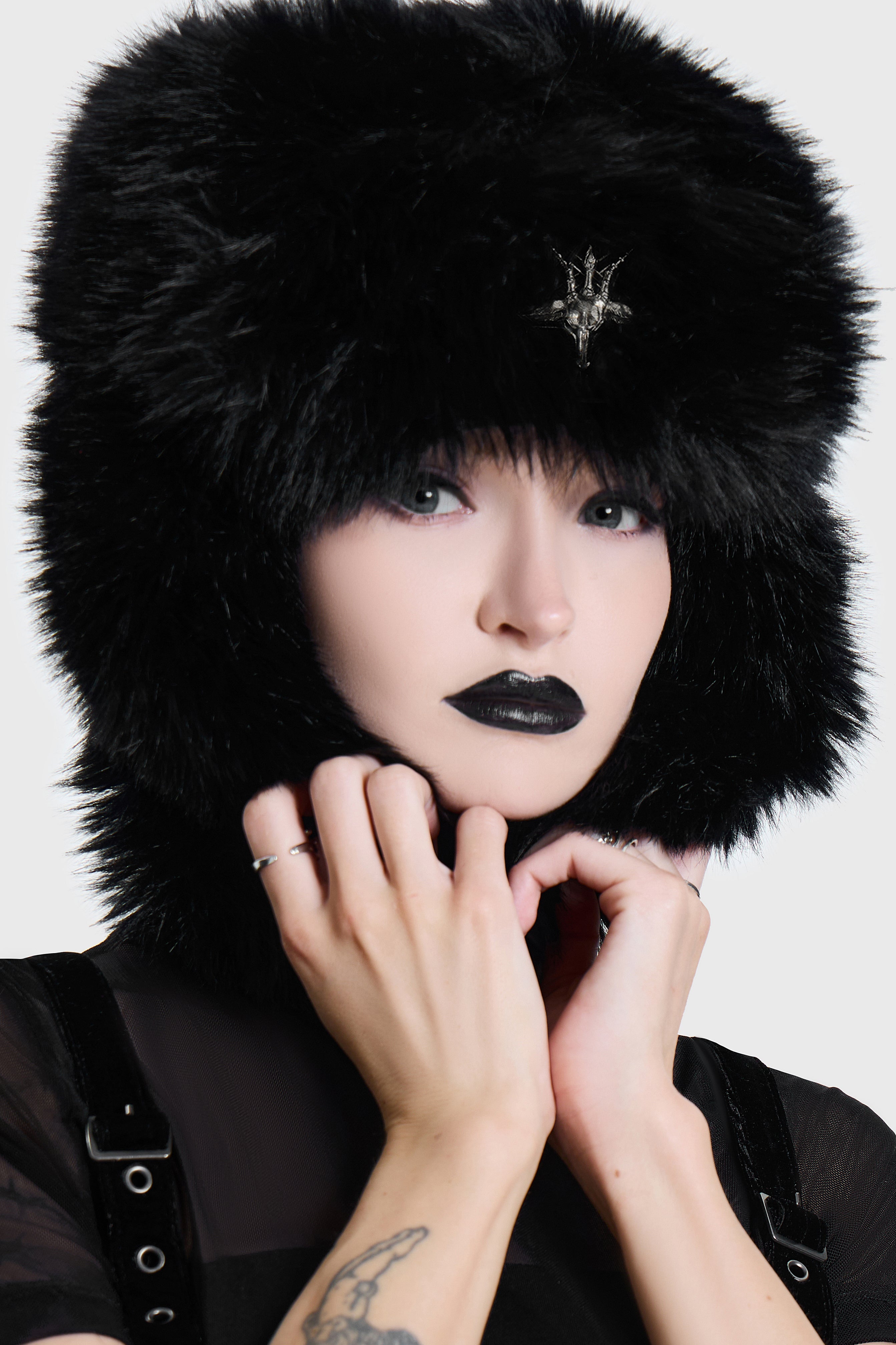 BAPHOMET TRAPPER HAT