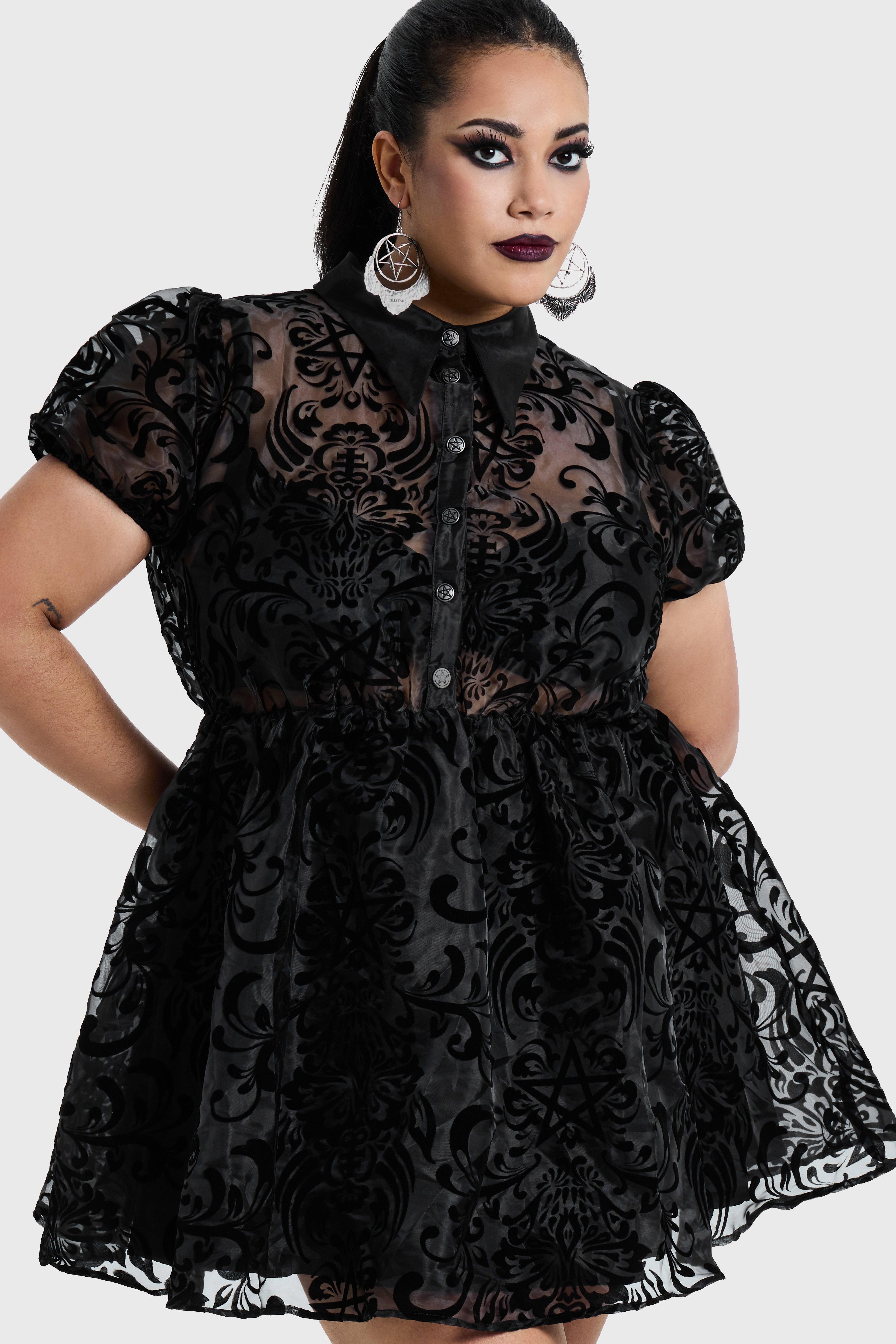 Bloodlust Organza Mini Dress