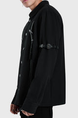 Bondage Wings Button Up Shacket