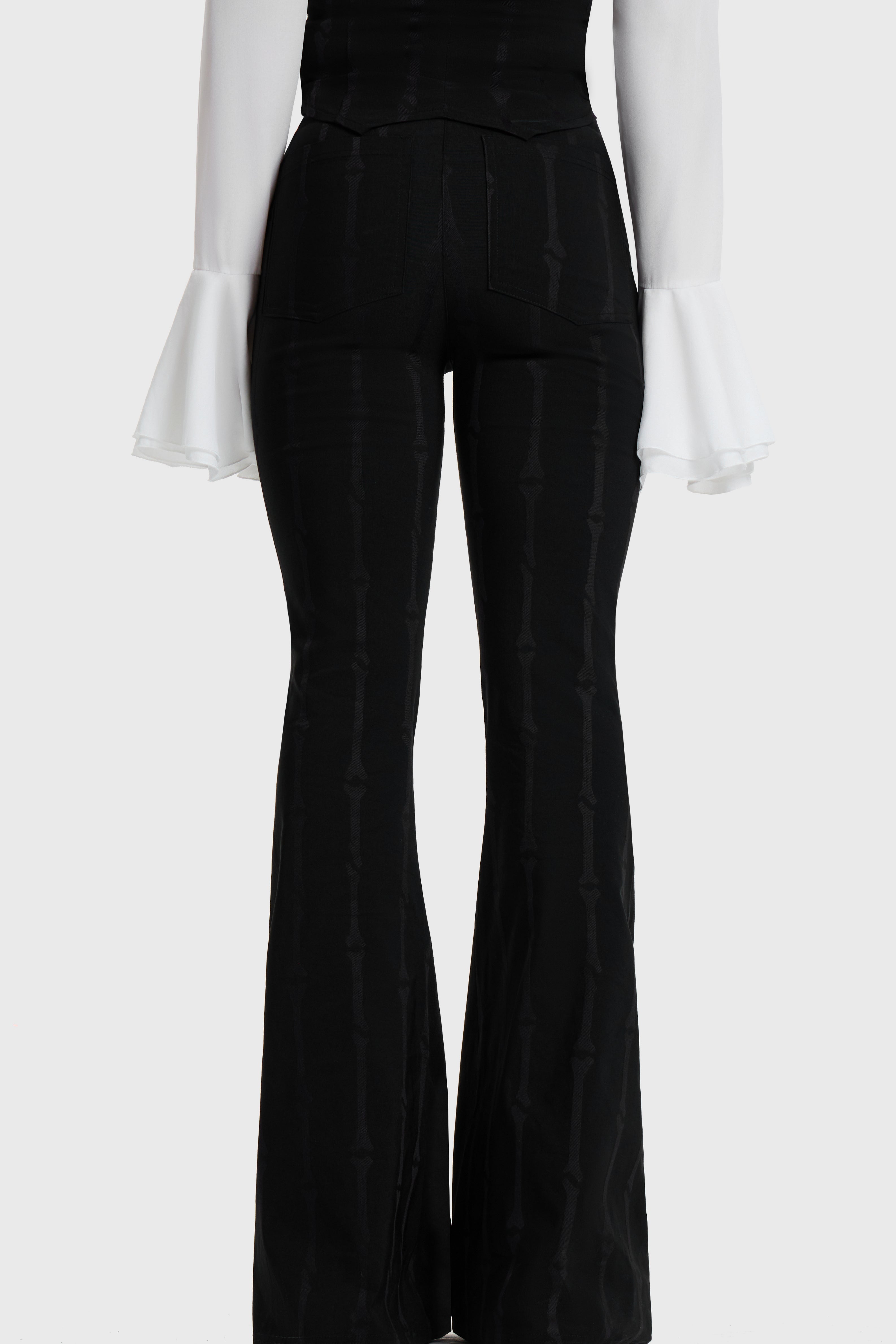 BONE STRIPE FLARES