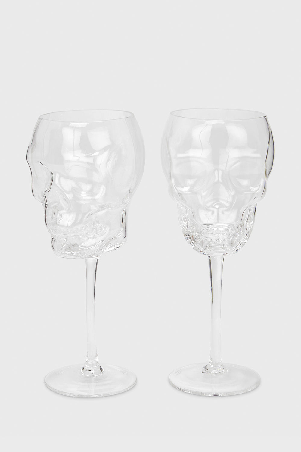 Cranium Wine Glasses CLEAR