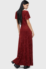 Crimson Bloodlust Maxi Dress