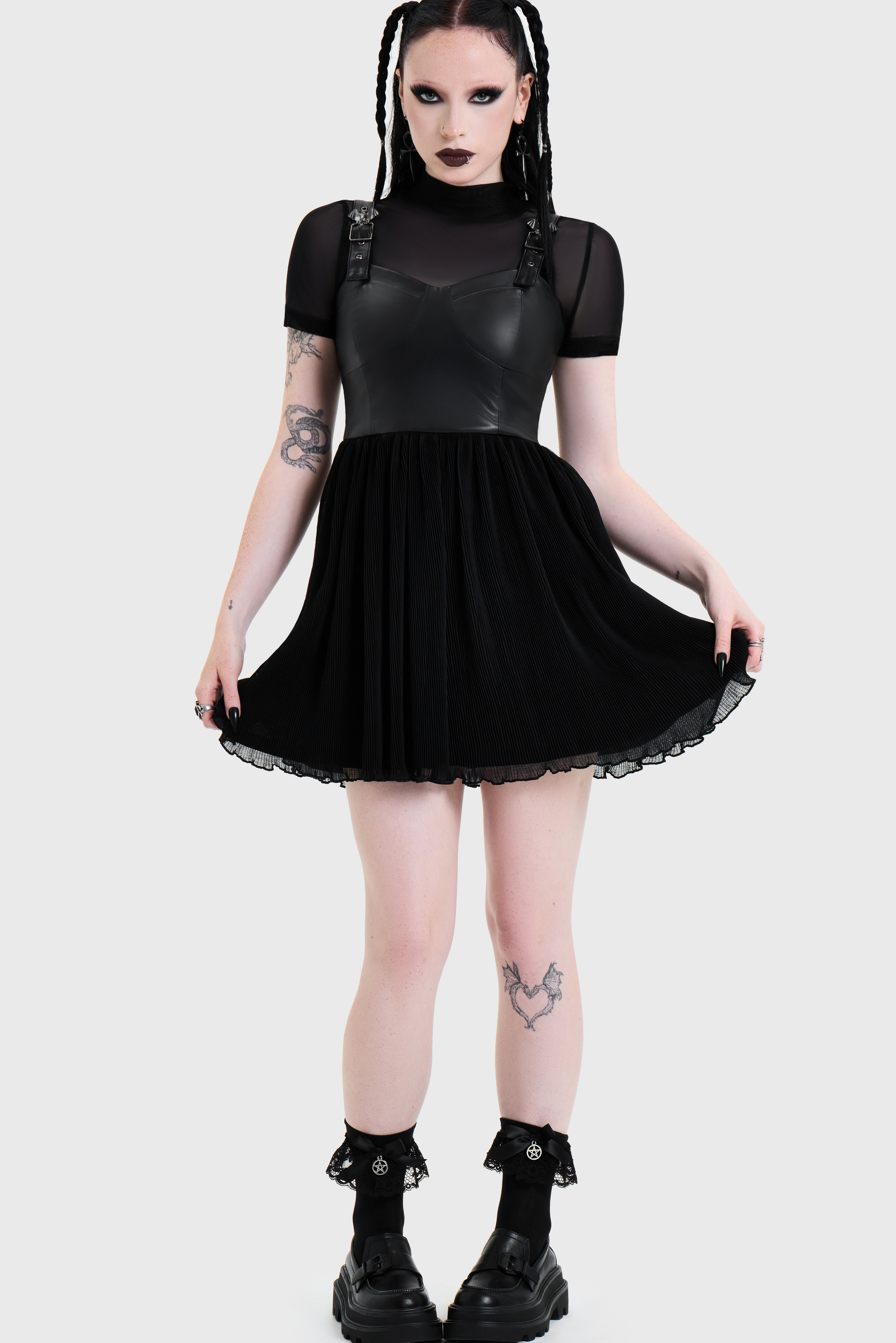 Estria Hex Cupped Mini Dress