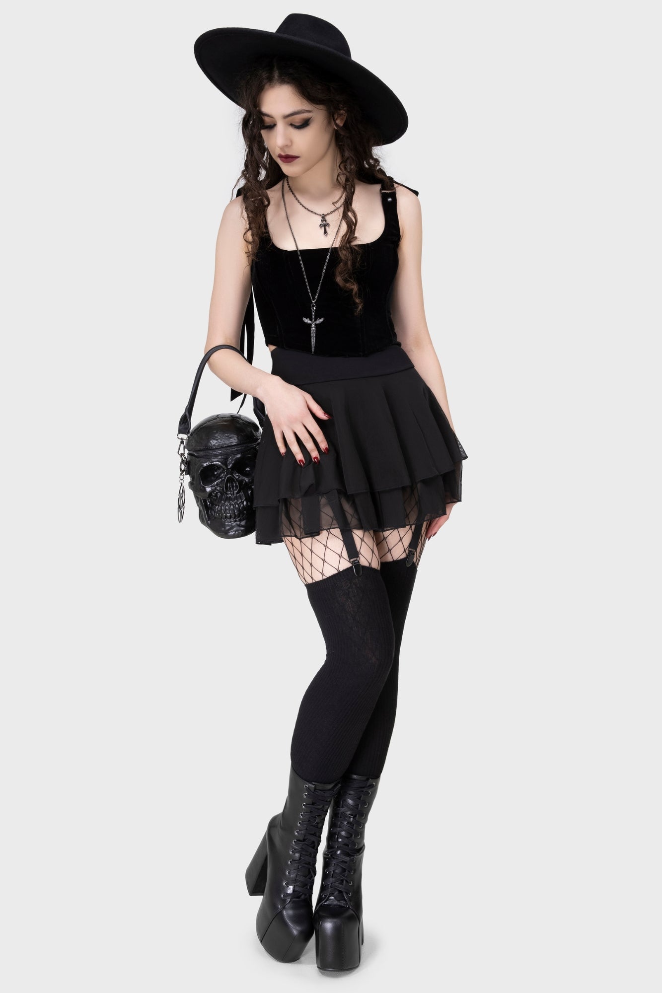 Grave Digger Skull Handbag B