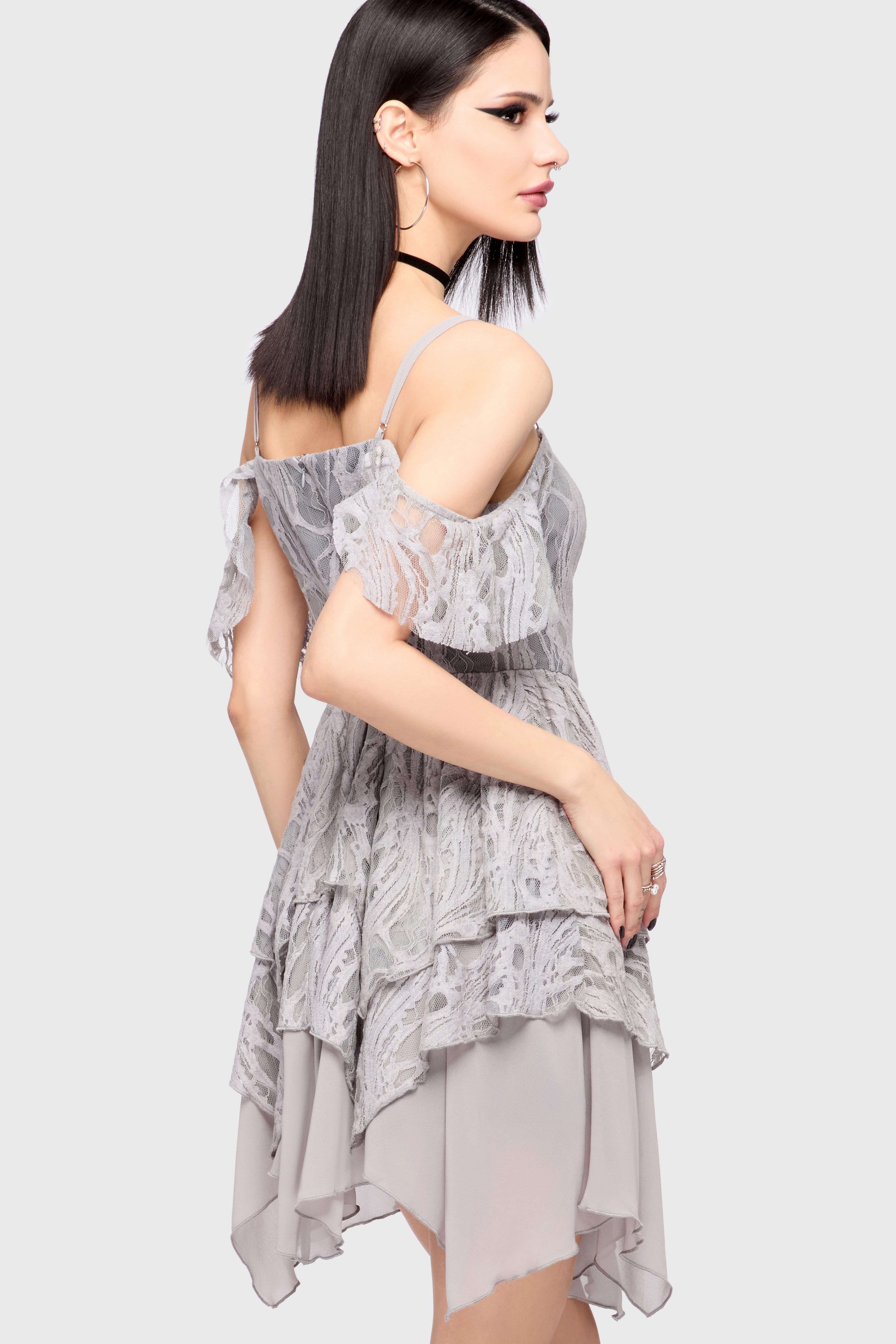 Haunted Union Dress GREY