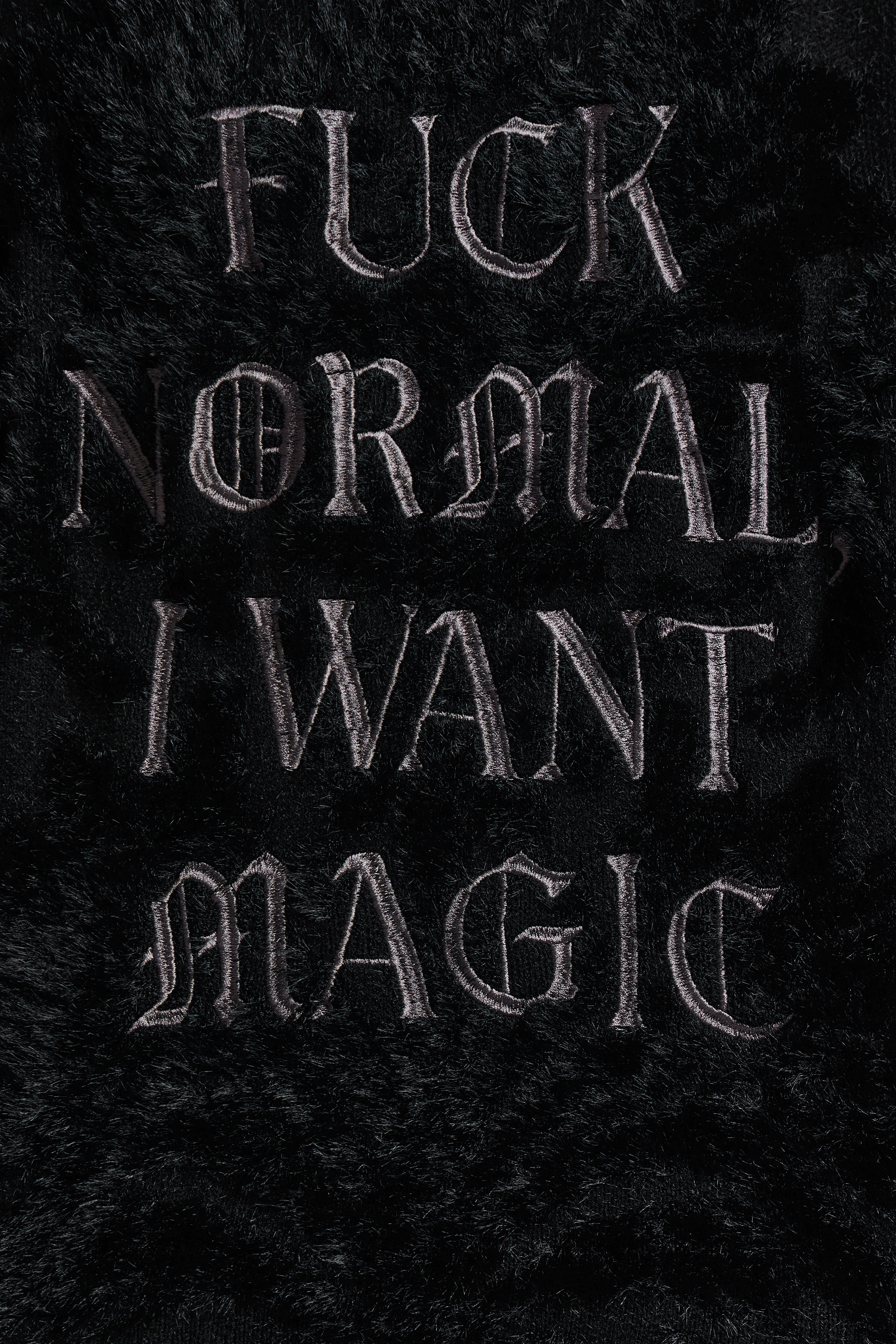 I WANT MAGIC KNITTED SWEATER