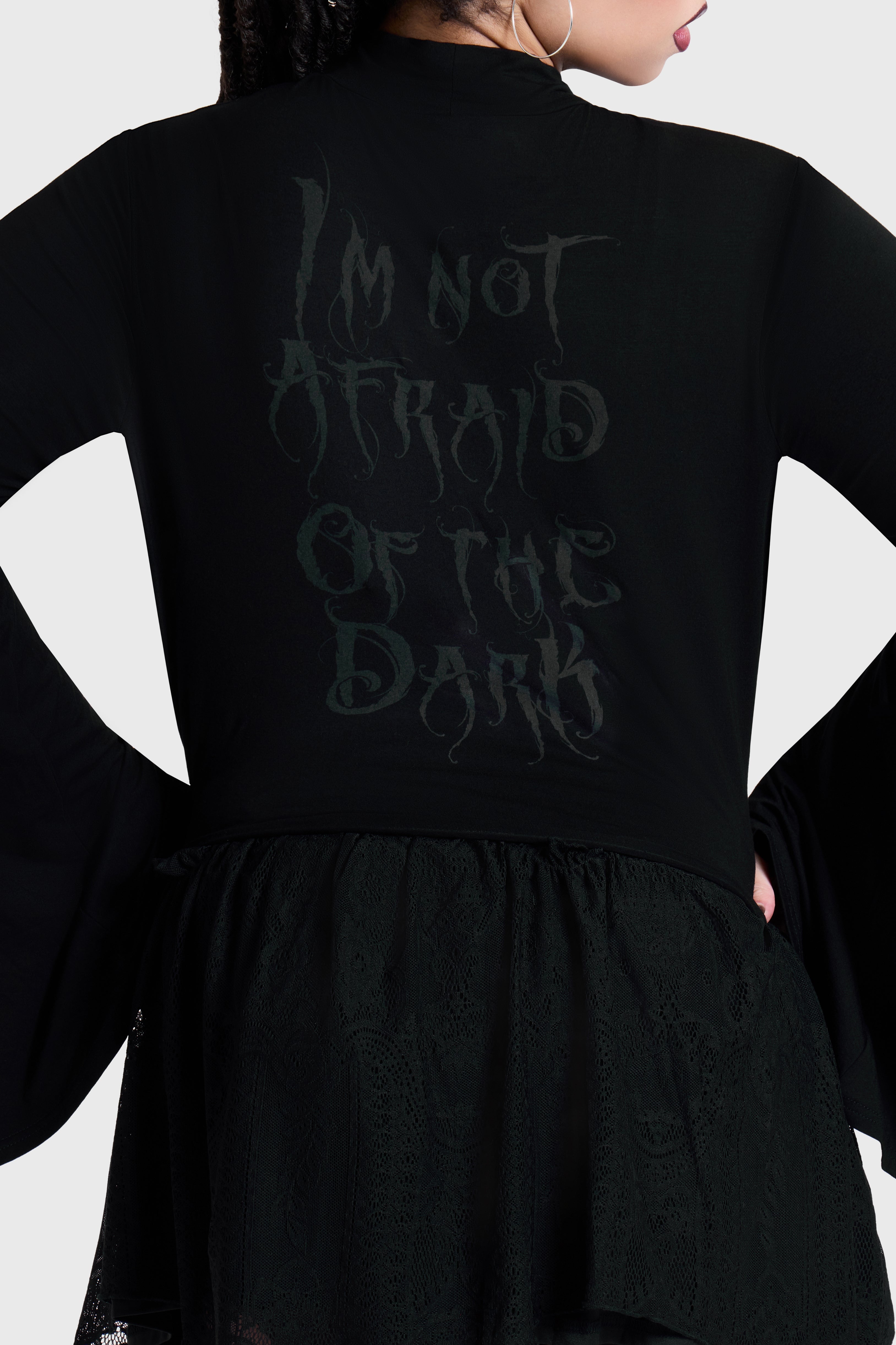 NOT AFRAID LONG SLEEVE TOP