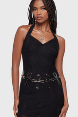 Lilith's Garden Maxi Dress Black