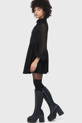 Miss Mourning Mini Dress