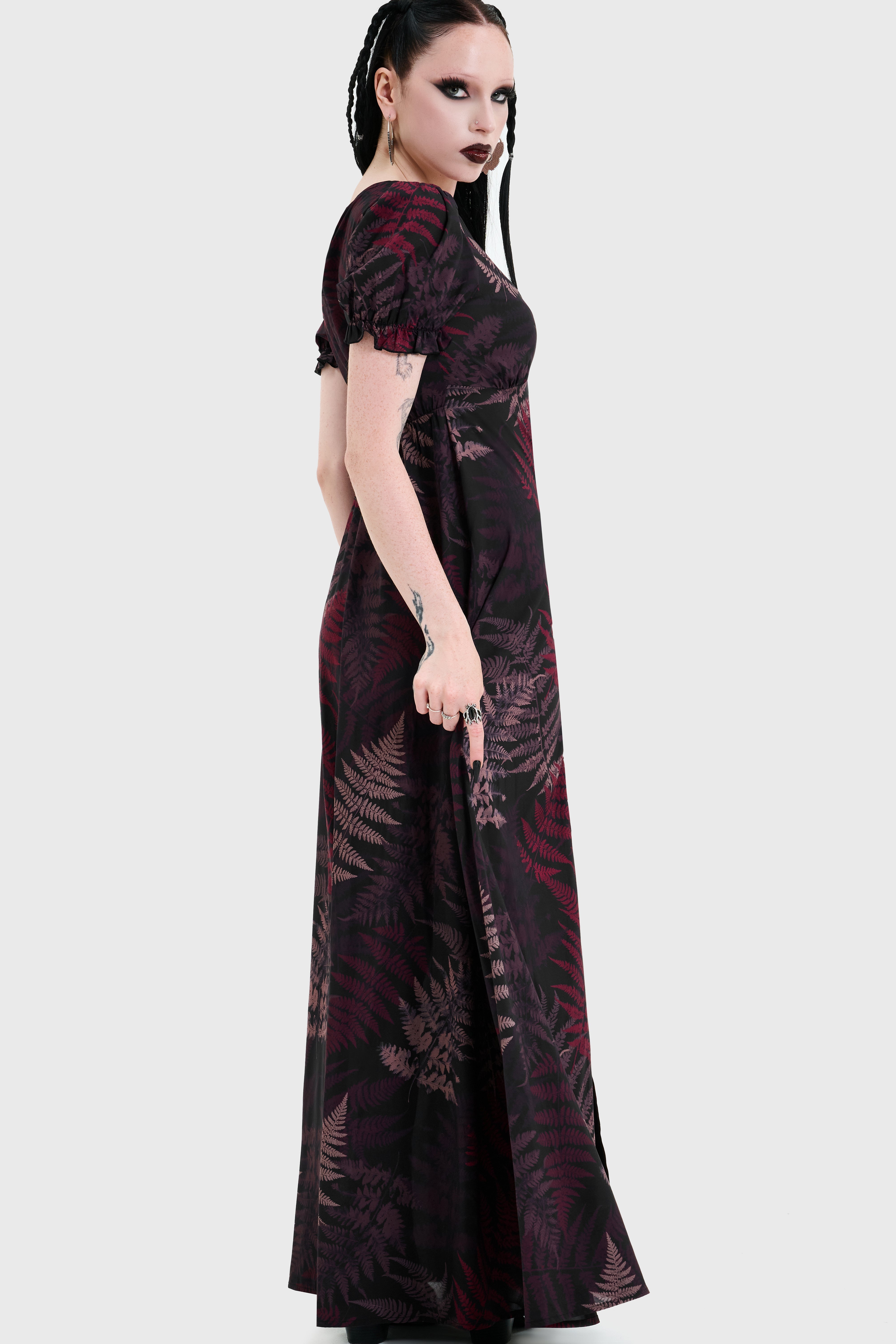 Night's Inferno Maxi Dress