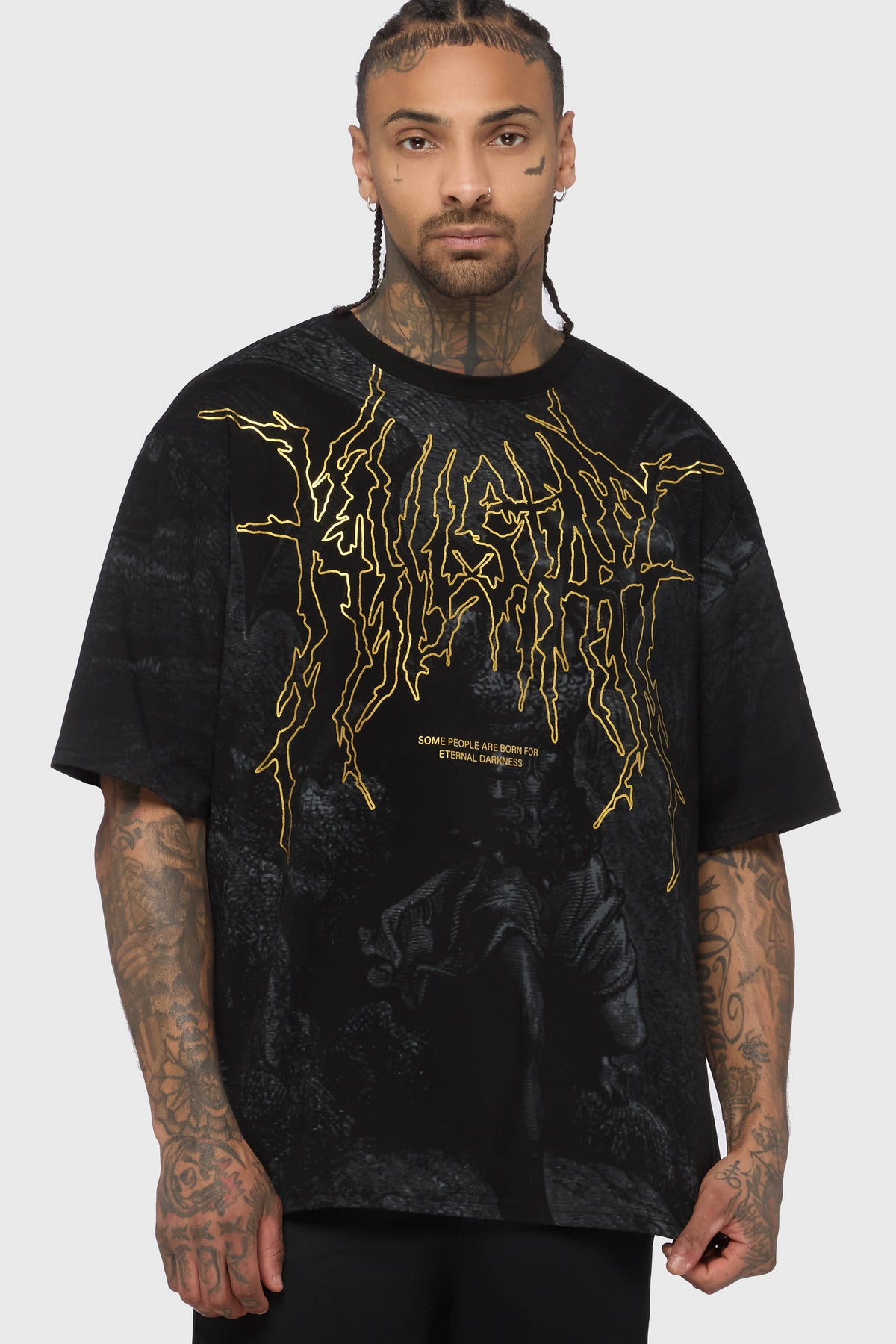Noir Relic Oversized T Shirt
