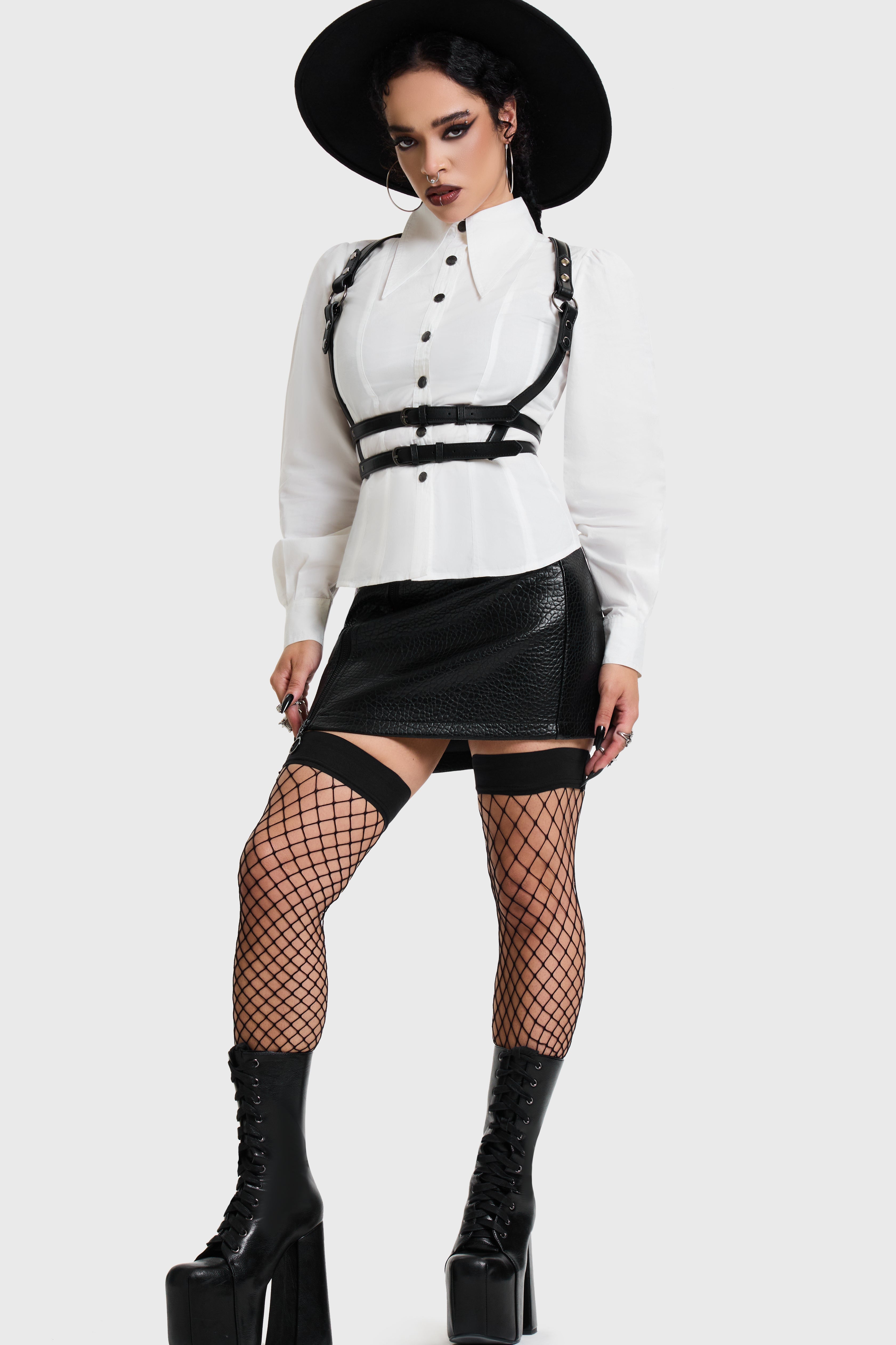 OPHIDIAN POPLIN SHIRT