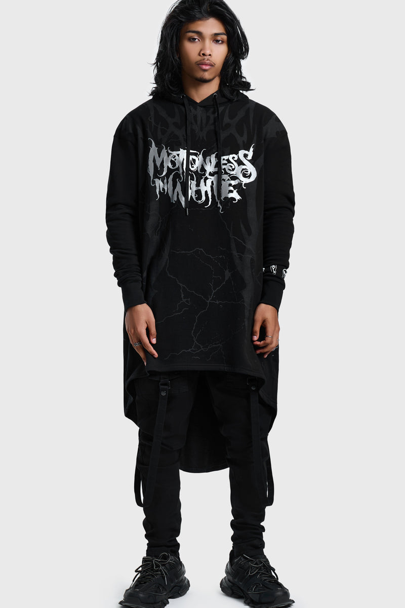 Pitch Black Evil Hooded Cloak