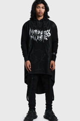 Pitch Black Evil Hooded Cloak