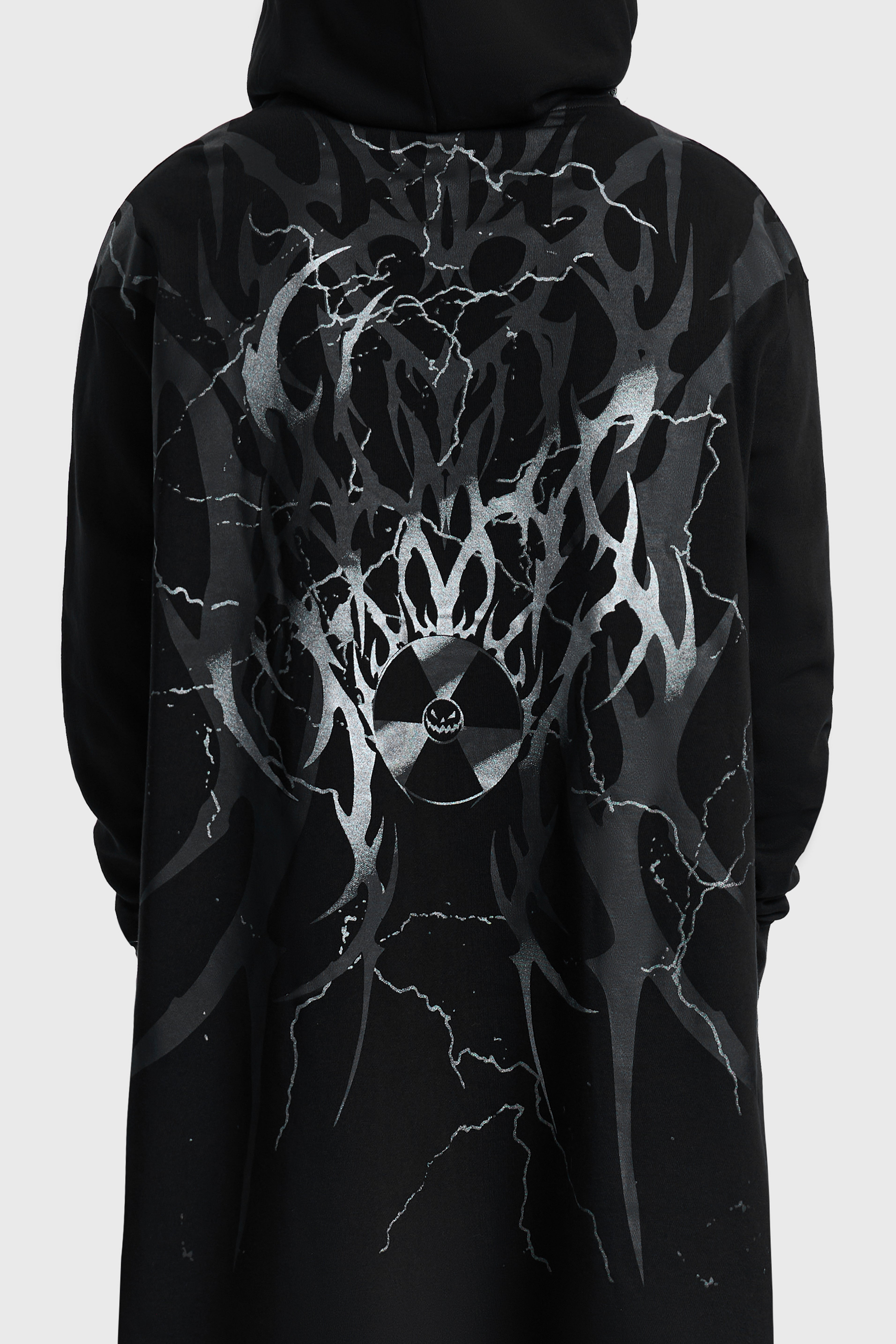 Pitch Black Evil Hooded Cloak