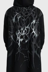 Pitch Black Evil Hooded Cloak