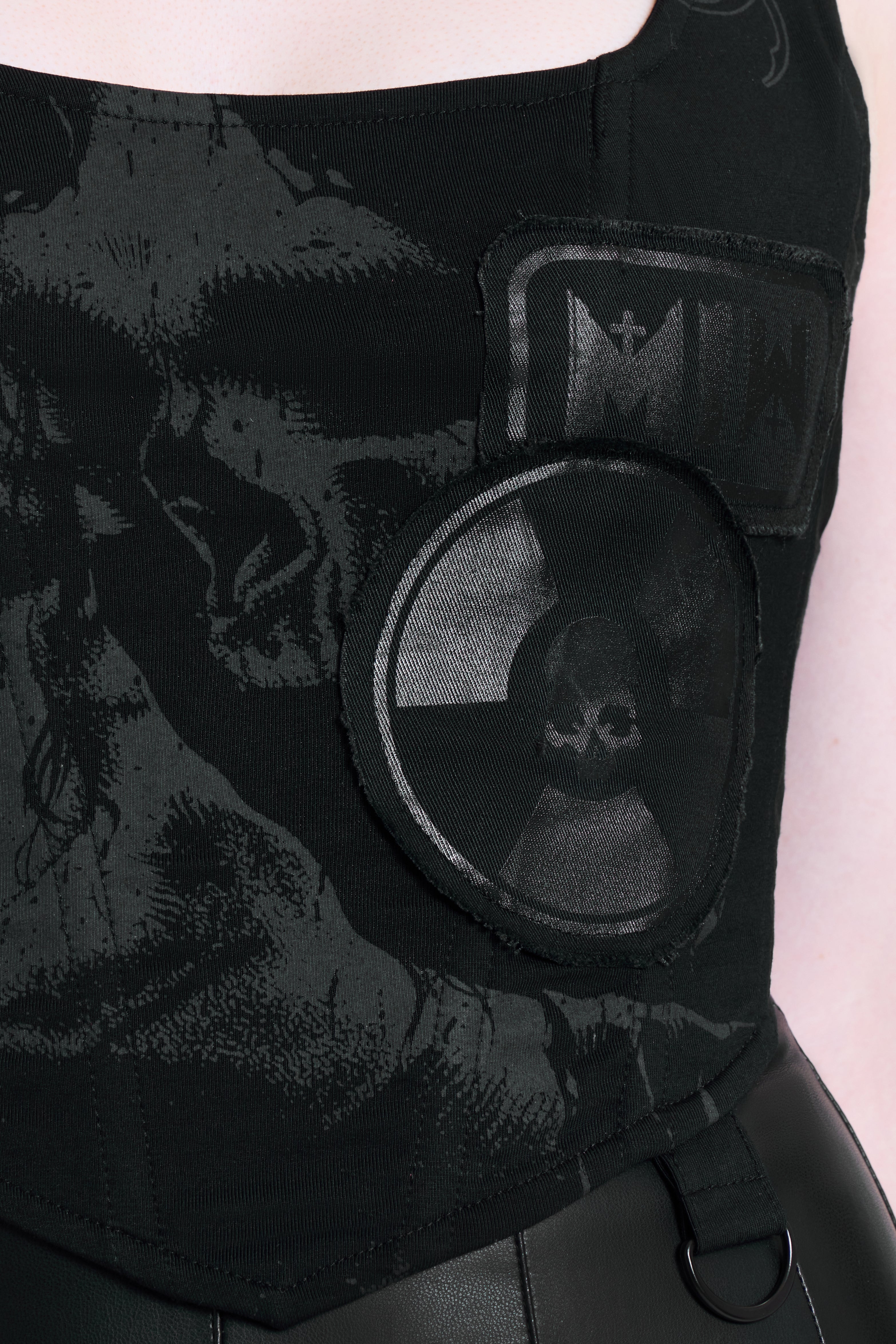 ROT IN HELL CORSET TOP