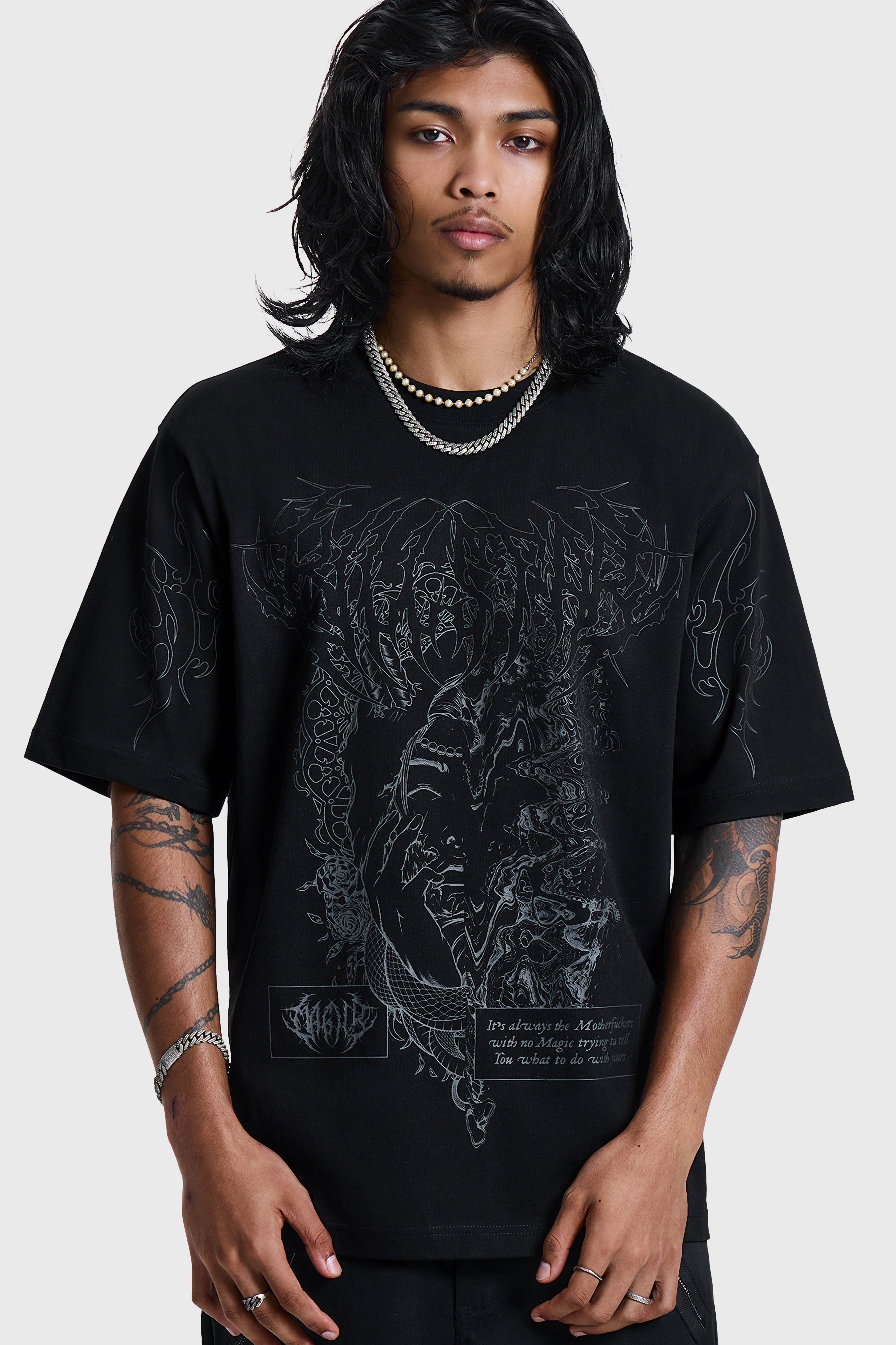 Shadows With Eyes Boxy T-Shirt