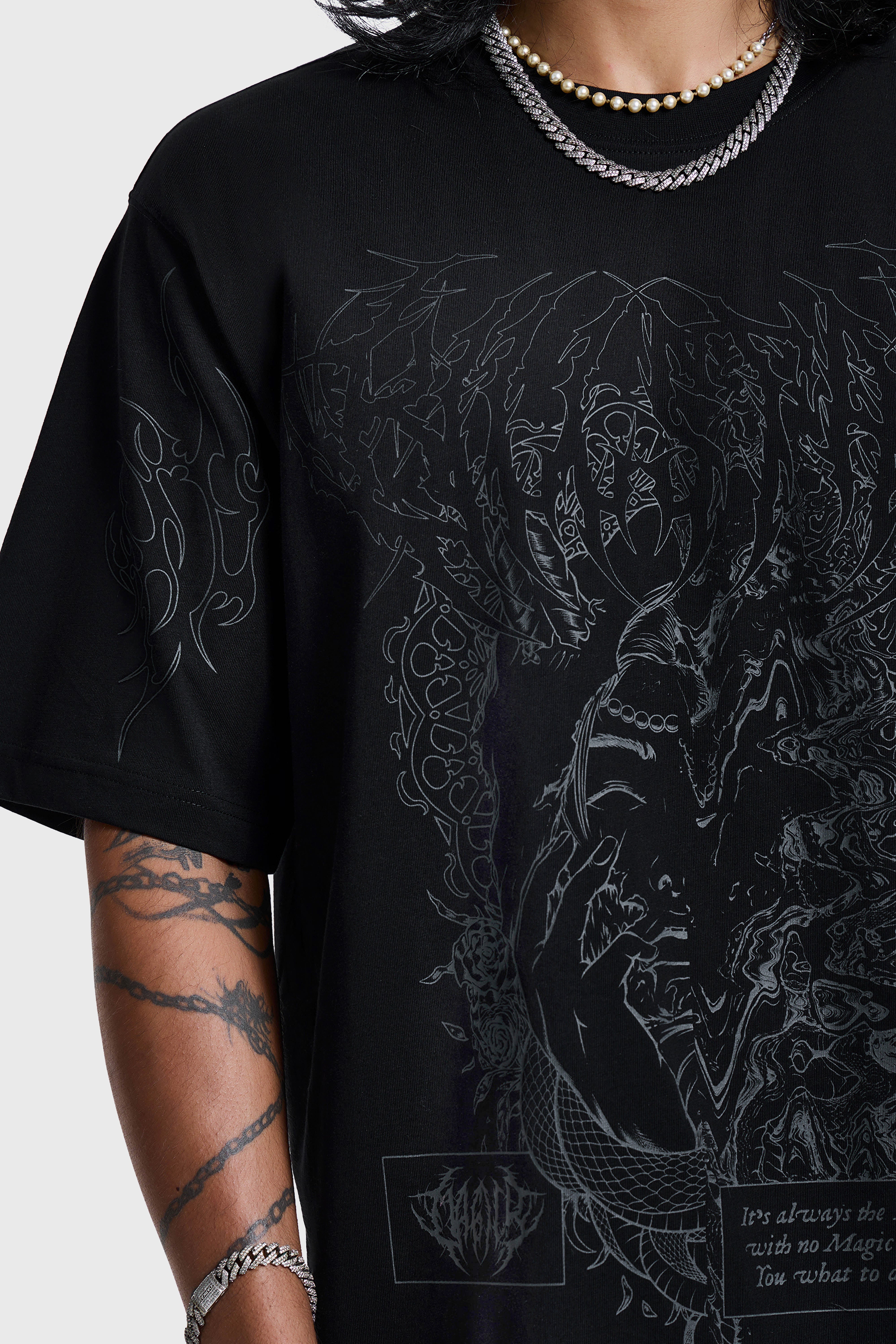 Shadows With Eyes Boxy T-Shirt