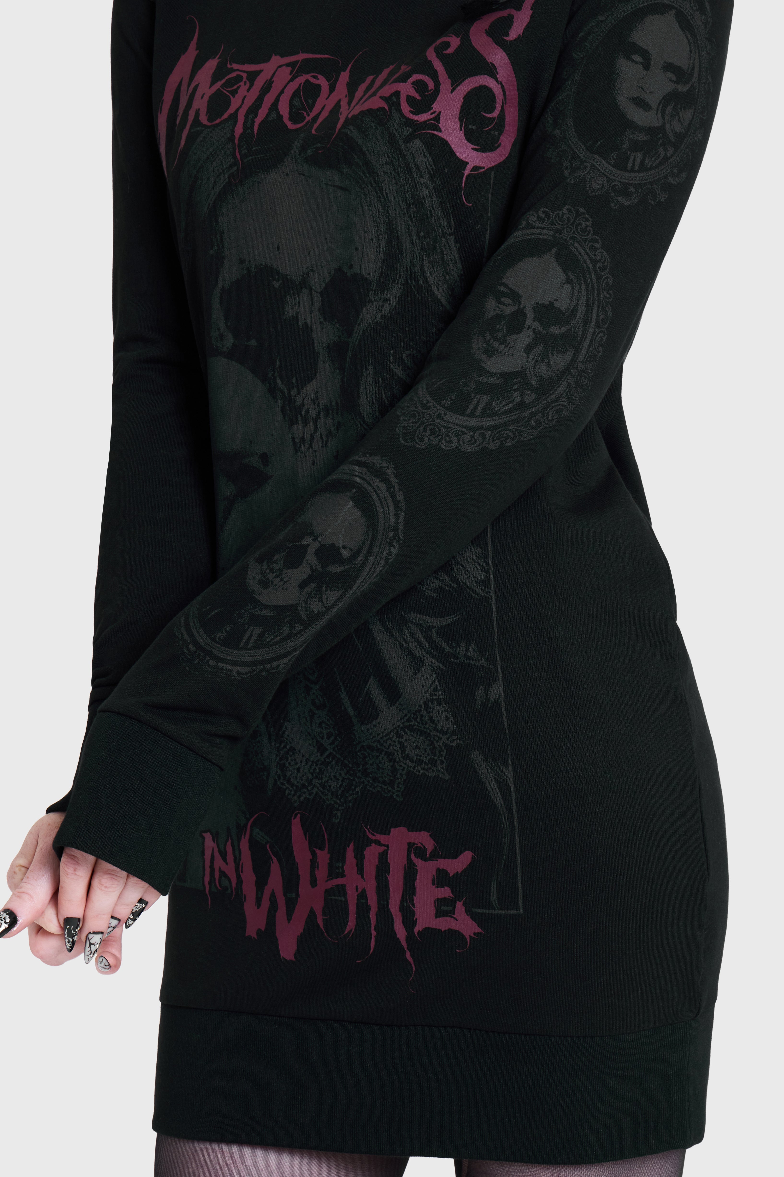 SICK OF THE MASK LONGLINE HOODIE